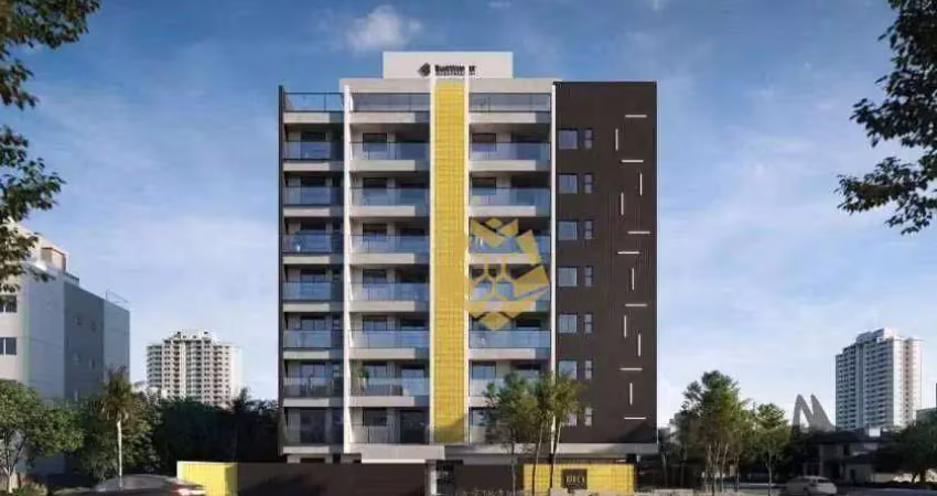 Apartamento com 1 dormitório à venda, 30 m² por r$ 411.391,03 - mercês - curitiba/pr