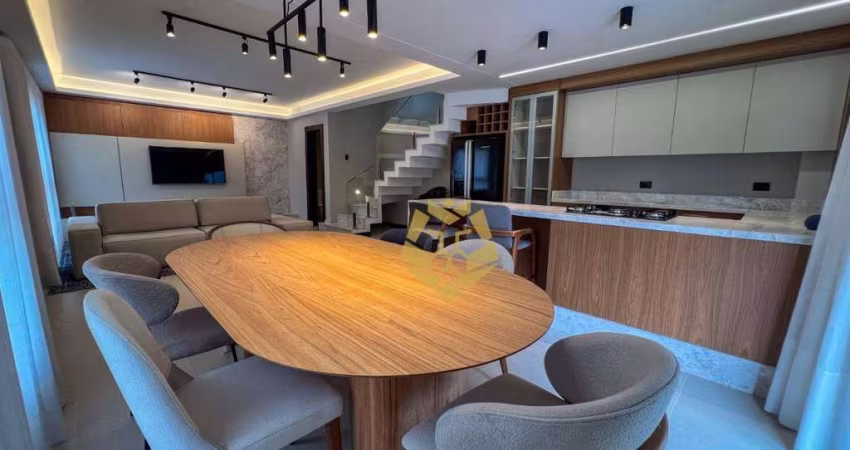 Excelente Casa Mobiliada com 3 dormitórios à venda, 172 m² por R$ 1.698.000 - Santa Felicidade - Curitiba/PR!!