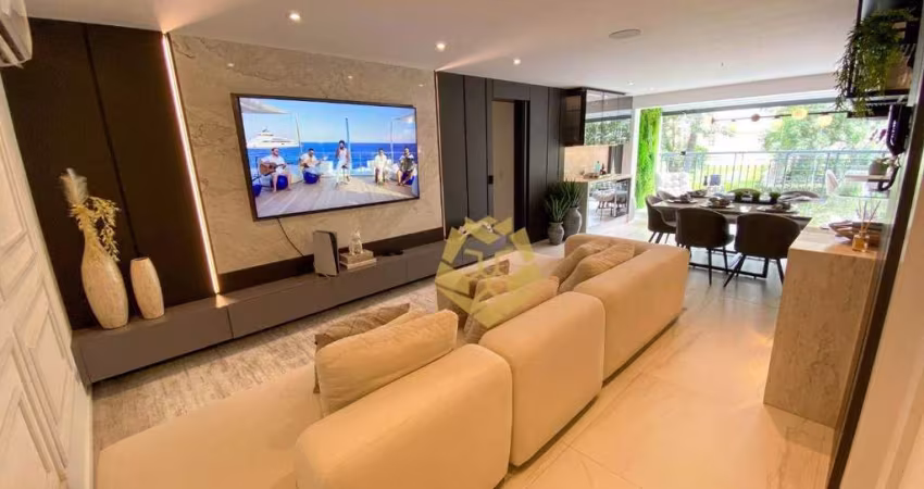 Apartamento com 3 dormitórios à venda, 126 m² por R$ 2.300.000,00 - Mercês - Curitiba/PR