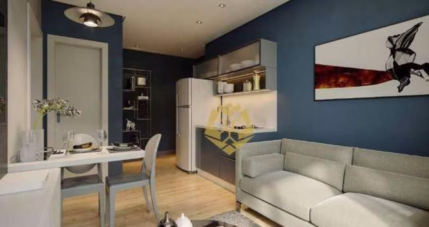 Studio com 1 dormitório à venda, 33 m² por R$ 371.478,03 - Cristo Rei - Curitiba/PR