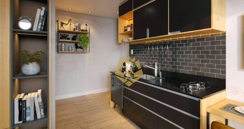 Studio com 1 dormitório à venda, 22 m² por R$ 296.084,00 - Cristo Rei - Curitiba/PR