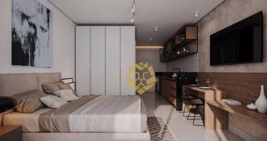 Studio com 1 dormitório à venda, 27 m² por R$ 312.340,00 - Alto da Rua XV - Curitiba/PR