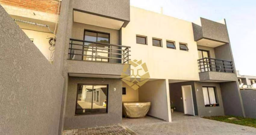 Maravilhoso sobrado com 3 dormitórios à venda, 135 m² por R$ 739.000 - Boqueirão - Curitiba/PR