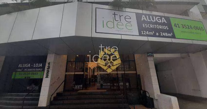 Sala para alugar, 62 m² por R$ 2.900,00/mês - Centro - Curitiba/PR