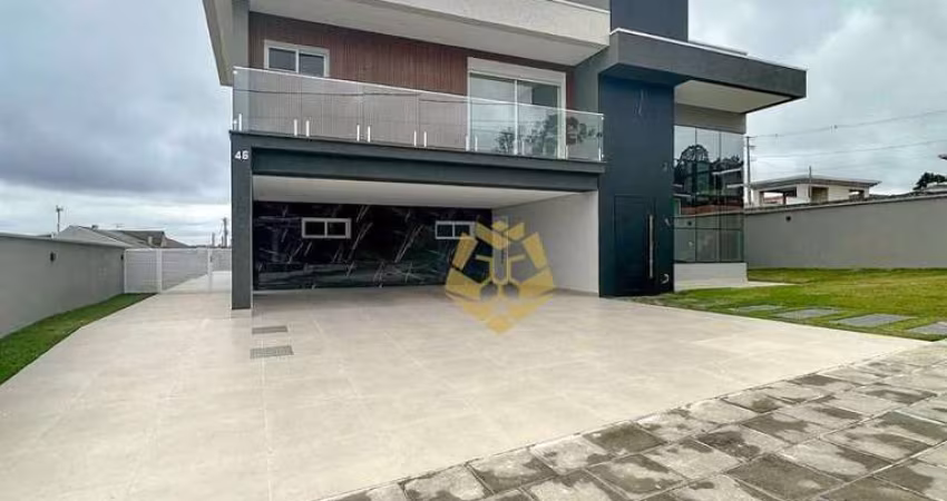 Excelente Casa com 3 suítes à venda, 503 m² por R$ 3.900.000 - Jardim Amélia - Pinhais/PR