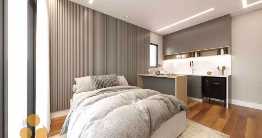 Studio com 1 dormitório à venda, 24 m² por R$ 300.000,00 - Cabral - Curitiba/PR
