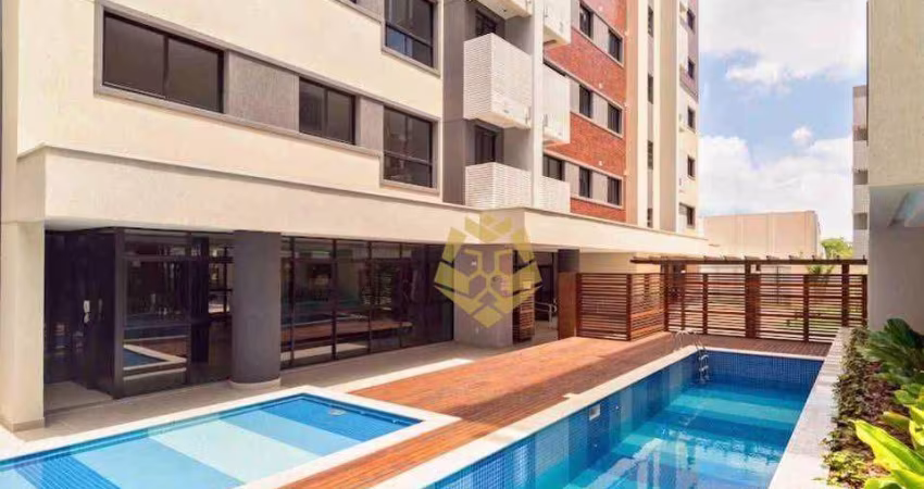 Maravilhoso apartamento com 2 dormitórios para alugar, 56 m² por R$ 4.400/mês - Santo Inácio - Curitiba/PR