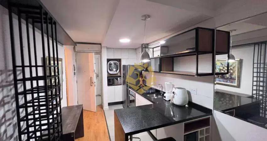 Apartamento com 1 dormitório para alugar, 61 m² por R$ 3.650,01/mês - Alto da Glória - Curitiba/PR