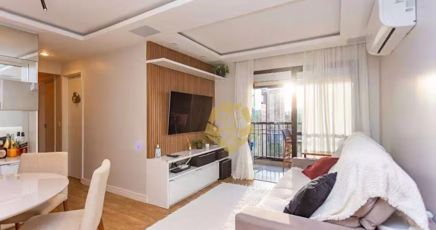 Apartamento com 3 dormitórios para alugar, 90 m² por r$ 10.125,00/mês - cabral - curitiba/pr