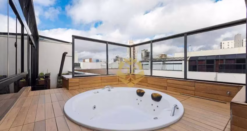 Cobertura com 2 dormitórios à venda, 119 m² por r$ 980.000,00 - cristo rei - curitiba/pr