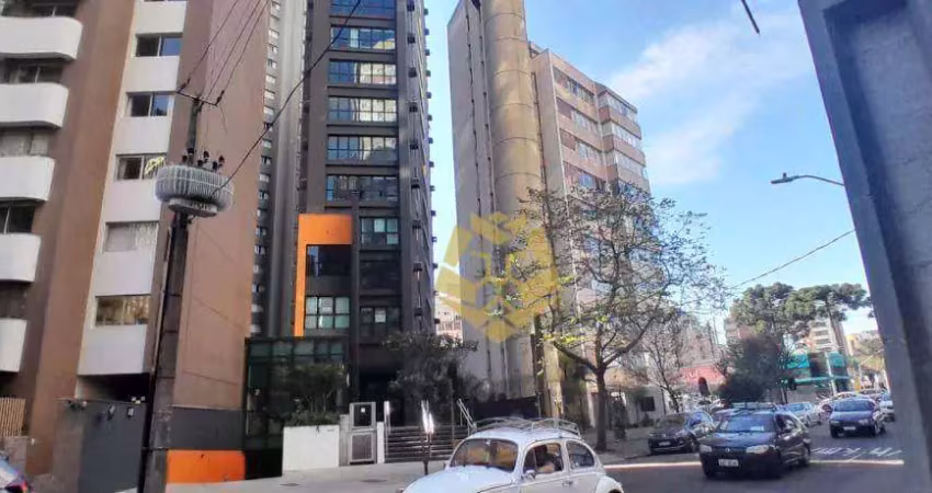 Sala para alugar no batel, 96 m² por r$ 3.750/mês -curitiba/pr