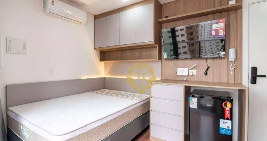 Studio para alugar, 26 m² por r$ 2.490/mês - batel - curitiba/pr