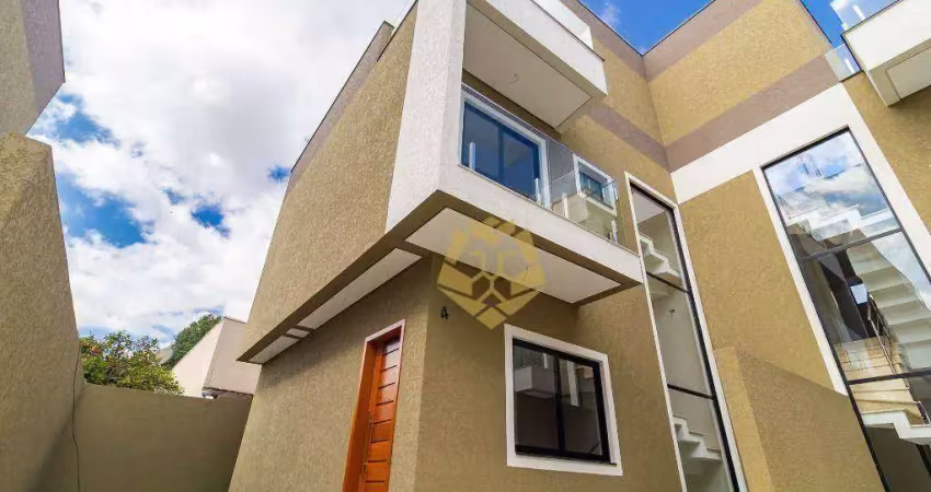 Sobrado com 3 dormitórios à venda, 96 m² por r$ 759.000,00 - uberaba - curitiba/pr