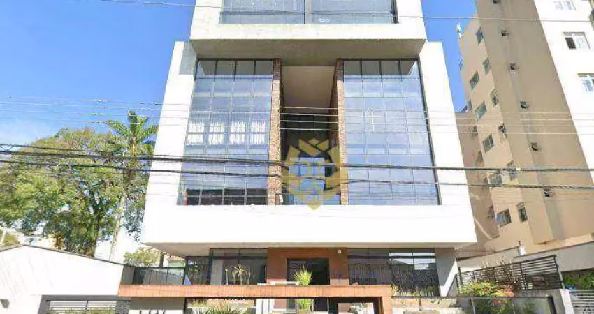 Apartamento com 1 dormitório para alugar, 43 m² por r$ 2.500/mês - são francisco - curitiba/pr