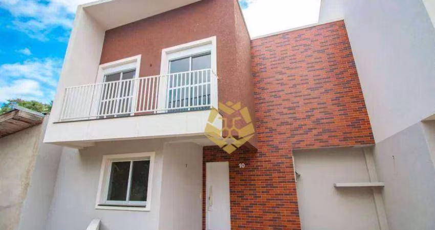 Lindo Sobrado  de 168m² com Terraço e Churrasqueira - À venda por R$ 794.872 ou aluguel por R$ 5.944/mês - Campo Comprido - Curitiba/PR!