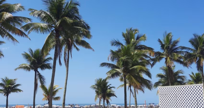 Frente Mar caiçara 2 Dormitórios Pé na areia
