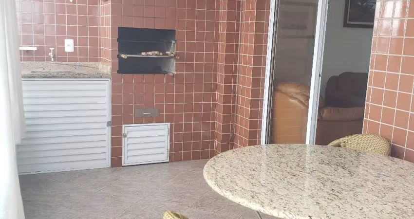 3 dormitórios guilhermina varanda gourmet churrasqueira a carvão 2 vagas demarcadas!!