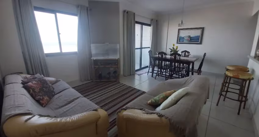 100% frente mar impecável com 2 dormitórios 1 suíte com varanda