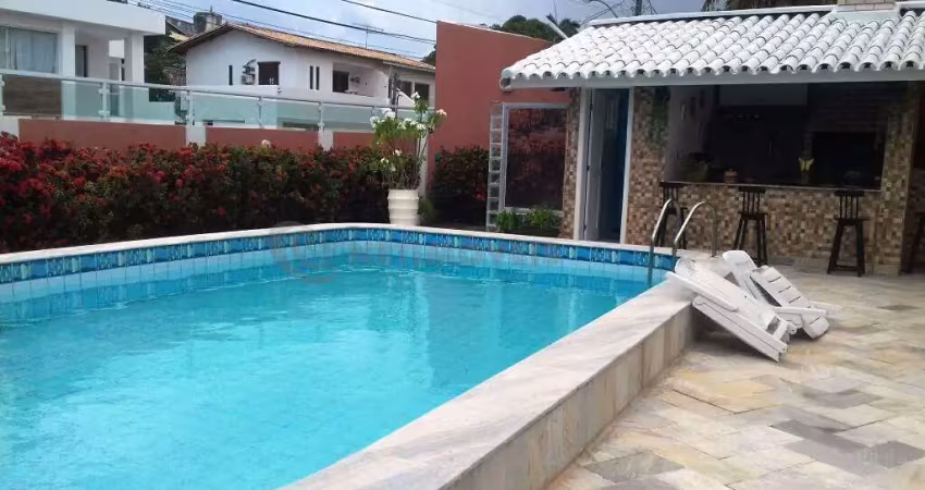 Casa em condomínio fechado com 5 quartos à venda na Rua Praia de Tubarão, Vilas do Atlantico, Lauro de Freitas