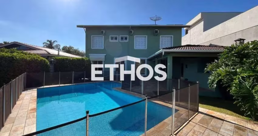 Casa de luxo com piscina no residencial dos lagos em itupeva