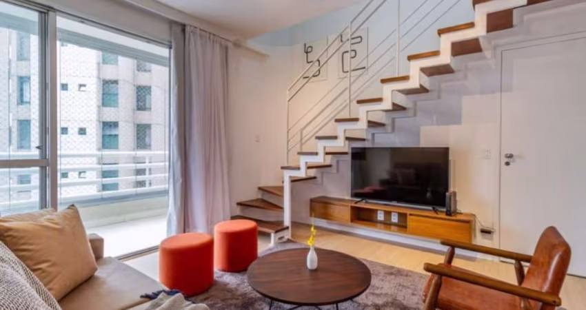 Apartamento com 2 quartos para alugar na Alameda dos Jurupis, 800, Indianópolis, São Paulo
