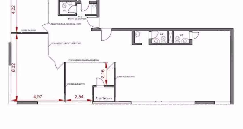 Sala comercial com 4 salas para alugar na Alameda Vicente Pinzon, 144, Vila Olímpia, São Paulo