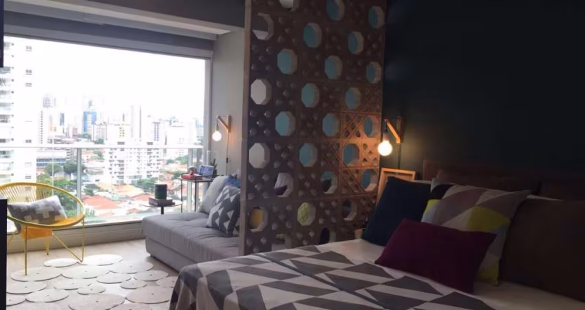 Flat com 1 quarto para alugar na Rua Michigan, 531, Cidade Monções, São Paulo