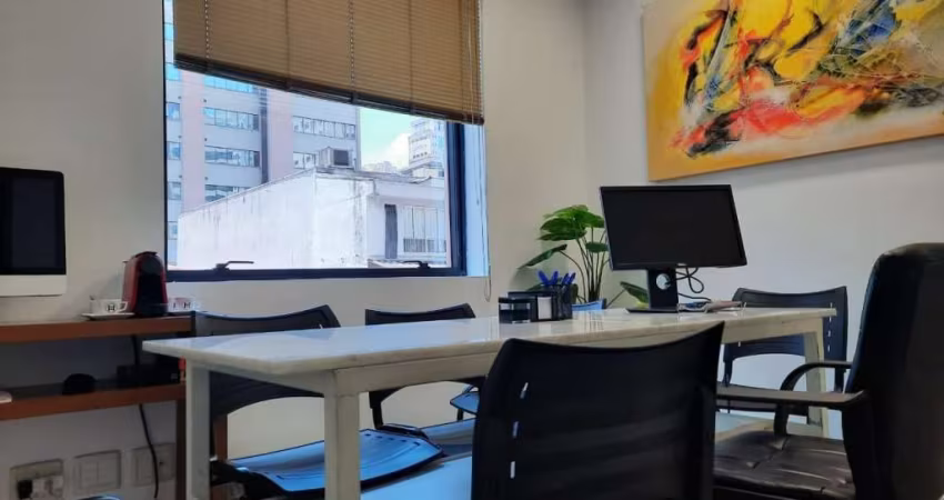 Sala comercial com 3 salas para alugar na Rua Comendador Miguel Calfat, 128, Vila Nova Conceição, São Paulo