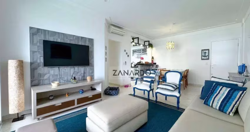Apartamento com 3 dormitórios à venda, 121 m² - riviera de são lourenço - bertioga/sp