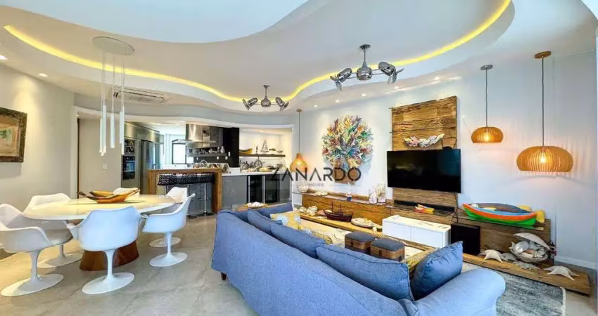 Apartamento vista mar para venda em riviera de são lourenço