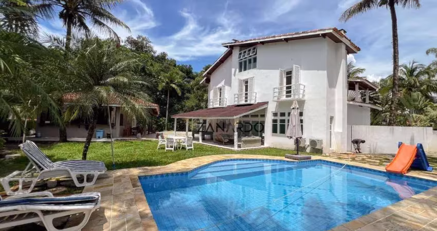 Casa com 5 dormitórios para alugar, 450 m² por r$ 5.500,31/dia - riviera de são lourenço - bertioga/sp