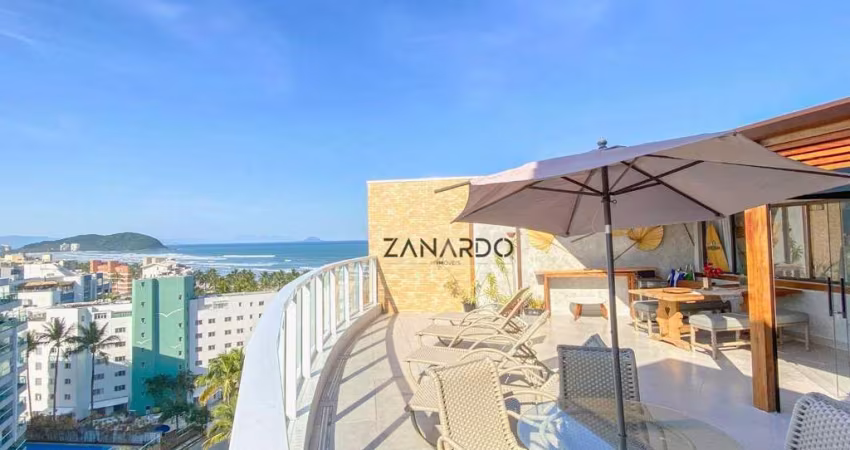 Cobertura vista mar e pé na grama com 2 quartos, 188 m² - venda por R$ 4.000.000 ou aluguel por R$ 15.000/mês - Riviera de São Lourenço - Bertioga/SP