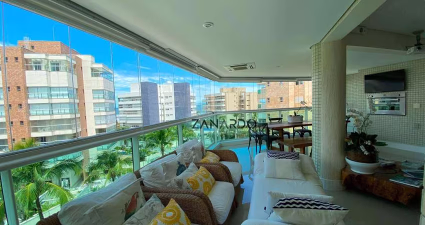 Apartamento 5 suítes, 192 m² - venda por R$ 8.500.000 ou aluguel por R$ 25.000/mês - Riviera de São Lourenço - Bertioga/SP