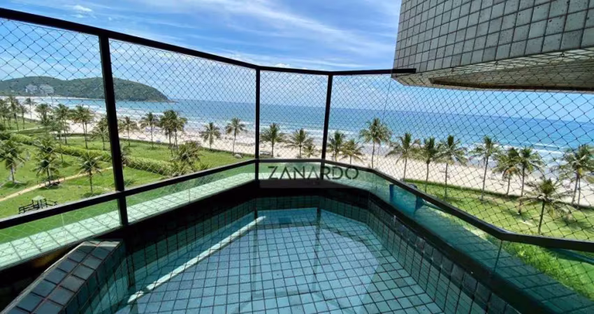 Apartamento pé na areia para vende em riviera de são lourenço