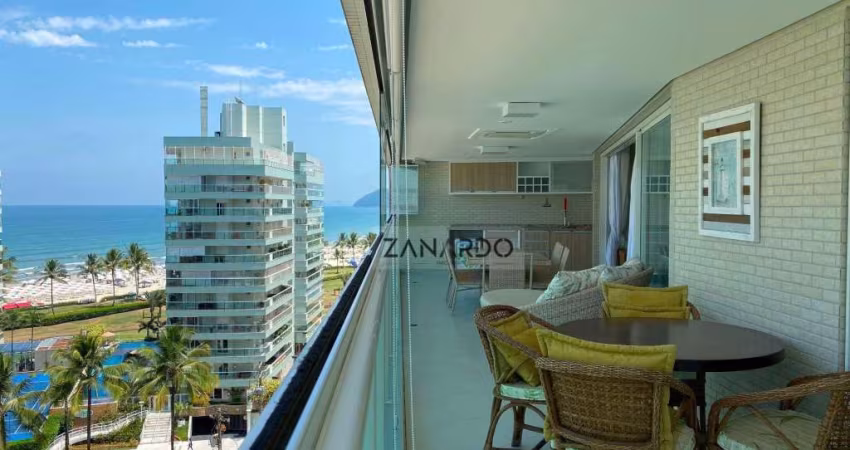 Apartamento vista mar, 4 suítes, 185 m² para venda - Riviera de São Lourenço - Bertioga/SP