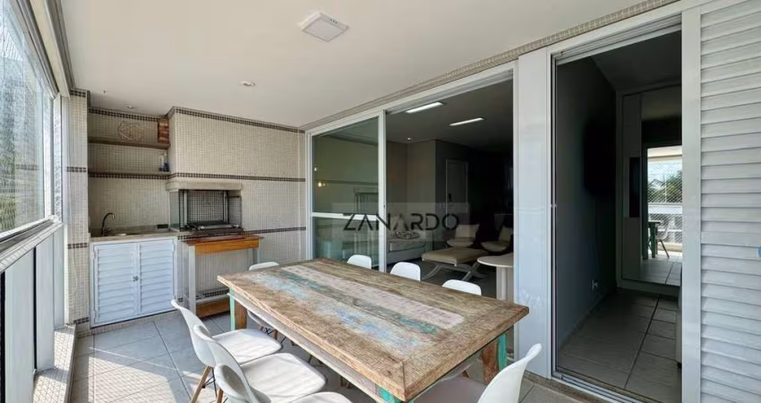 Apartamento vista mar 4 dormitórios sendo 3 Suites e 4 banheiro para alugar temporada na Riviera de São Lourenço