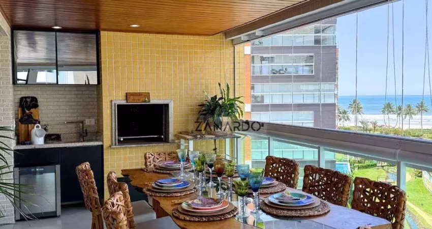 Apartamento vista mar e pé na grama à venda em riviera de são lourenço