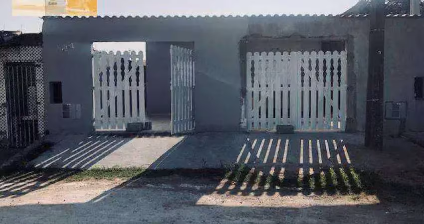 Casa com 2 dormitórios à venda, 58 m² por r$ 260.000,00 - balneário califórnia - itanhaém/sp