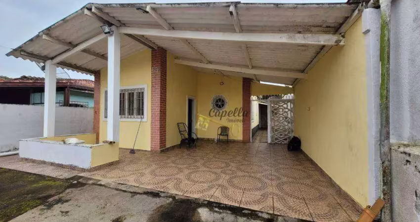 Casa com 3 dormitórios à venda, 121 m² por r$ 320.000,00 - balneário gaivota - itanhaém/sp