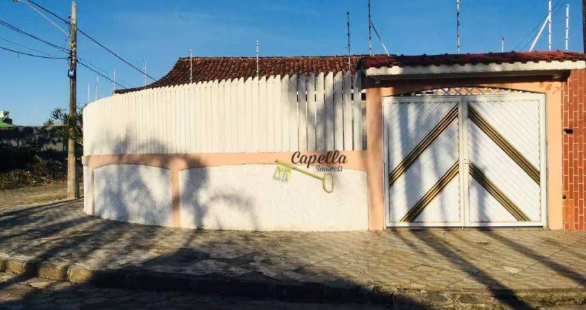 Casa com 2 dormitórios à venda, 93 m² por r$ 477.000,00 - balneário gaivota - itanhaém/sp