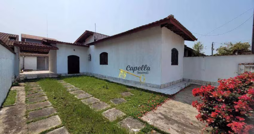Casa com 2 dormitórios para alugar, 110 m² por r$ 1.500,00/mês - balneário califórnia - itanhaém/sp