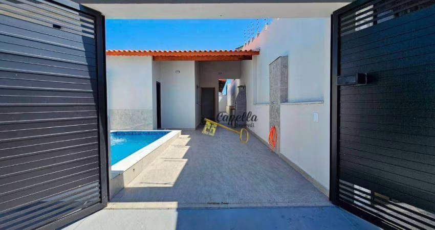 Casa com 3 dormitórios à venda, 87 m² por R$ 435.000,00 - Bopiranga - Itanhaém/SP