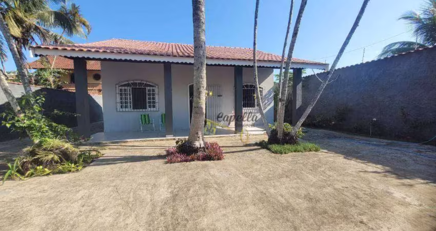 Casa com 3 dormitórios à venda, 120 m² por r$ 450.000 - jardim california - itanhaém/sp