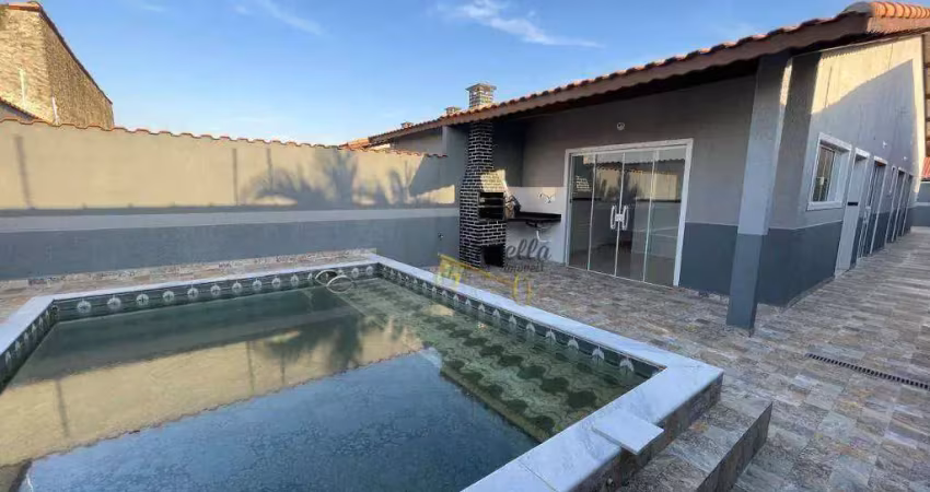 Casa com 3 dormitórios à venda, 100 m² por r$ 580.000,00 - balneário san marcos - itanhaém/sp