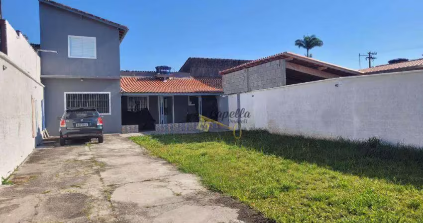Casa com 2 dormitórios à venda, 90 m² por r$ 250.000,00 - balneário gaivota - itanhaém/sp
