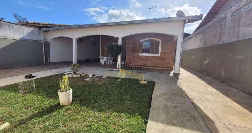 Casa com 2 dormitórios à venda, 173 m² por r$ 390.000 - balneário gaivota - itanhaém/sp
