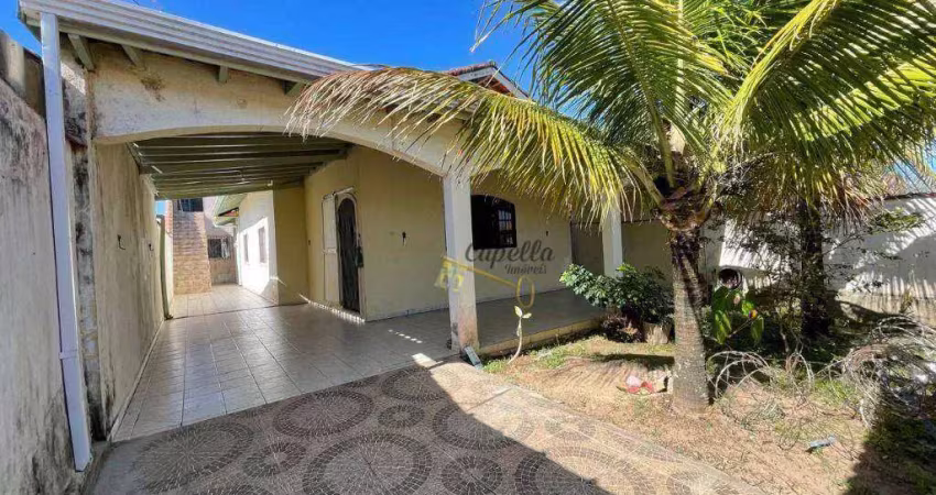 Casa com 3 dormitórios à venda, 215 m² por r$ 440.000,00 - balneário gaivota - itanhaém/sp