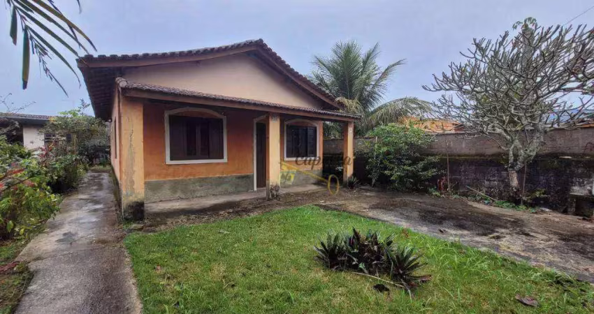 Casa com 2 dormitórios à venda, 75 m² por r$ 240.000,00 - balneário gaivota - itanhaém/sp