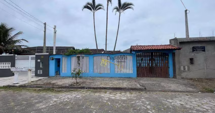Casa com 3 dormitórios à venda, 130 m² por r$ 400.000,00 - jardim das palmeiras - itanhaém/sp