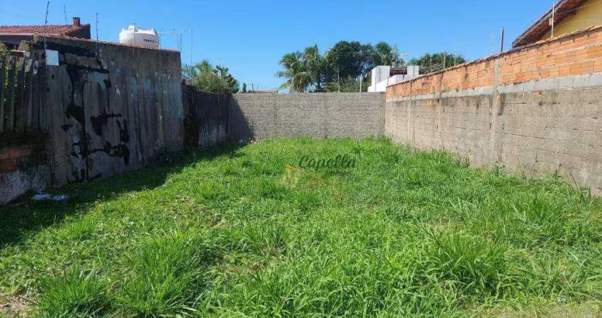 Terreno à venda, 269 m² por r$ 145.000,00 - jardim das palmeiras - itanhaém/sp